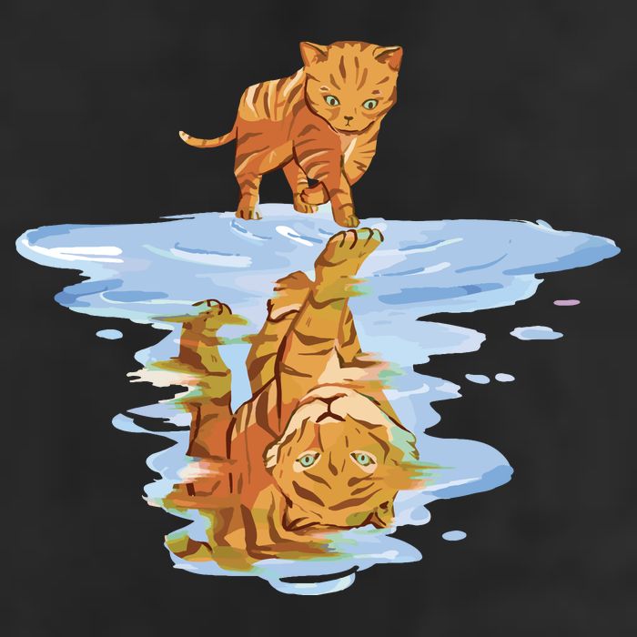 Cat Reflecting Tiger Cool Comfort Performance Bucket Hat