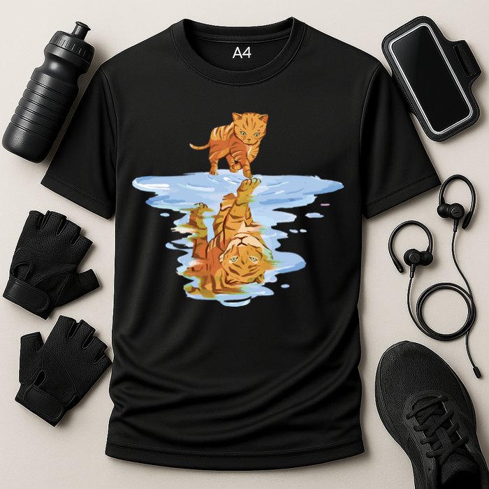 Cat Reflecting Tiger Performance Shirt