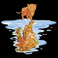 Cat Reflecting Tiger Bag