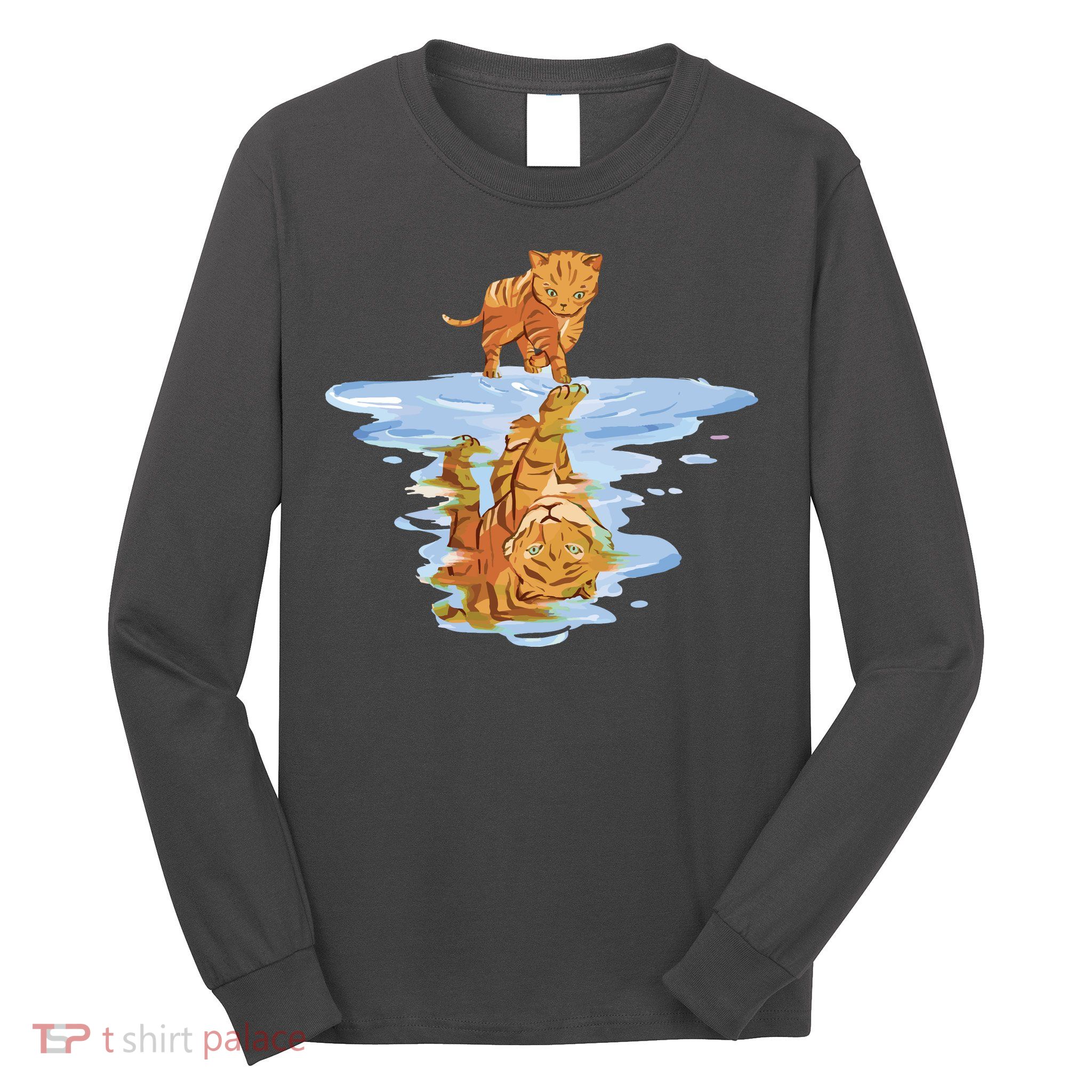 Cat Reflecting Tiger Long Sleeve Shirt