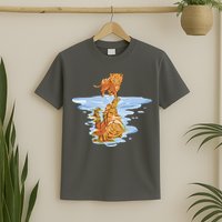 Cat Reflecting Tiger T-Shirt