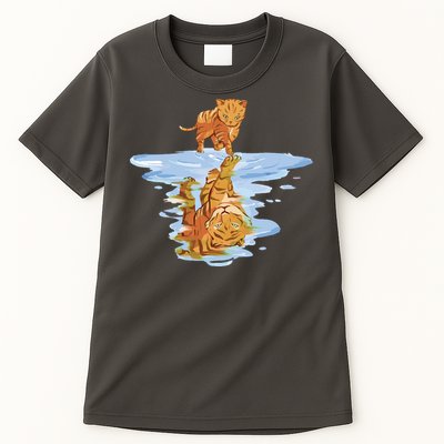 Cat Reflecting Tiger Tall T-Shirt