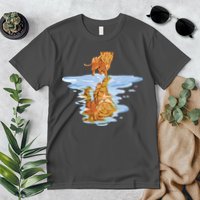 Cat Reflecting Tiger Premium T-Shirt