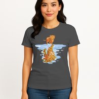 Cat Reflecting Tiger Womens T-Shirt