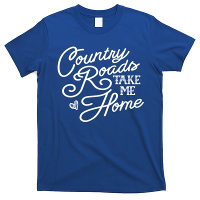 Country Roads Take Me Home Vintage Gift T-Shirt