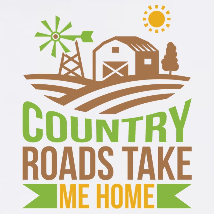Country Roads Take Me Home Doggie Tank
