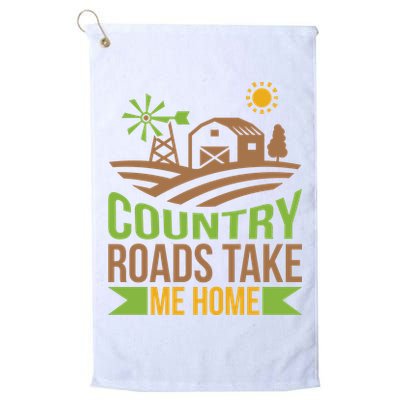 Country Roads Take Me Home Golf Towel