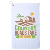 Country Roads Take Me Home Platinum Collection Golf Towel