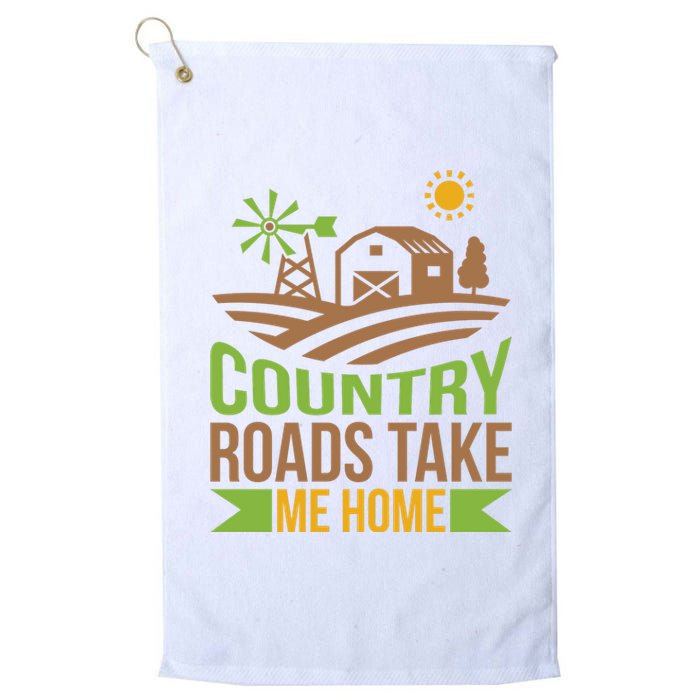 Country Roads Take Me Home Platinum Collection Golf Towel