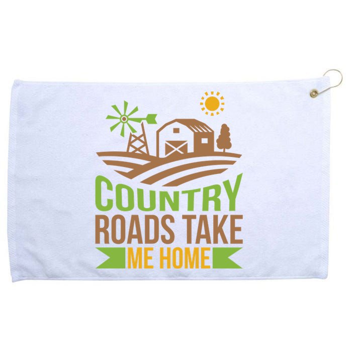 Country Roads Take Me Home Grommeted Golf Towel