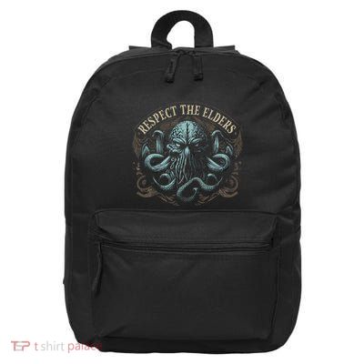 Cthulhu Respect The Elders Cosmic Horror Cthulhu 16 in Basic Backpack