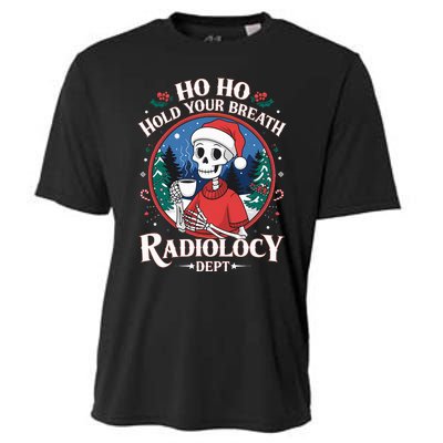 Christmas Radiology Tech Skeleton Xray Tech Ct Mri Women Cooling Performance Crew T-Shirt