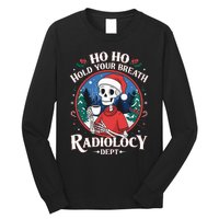 Christmas Radiology Tech Skeleton Xray Tech Ct Mri Women Long Sleeve Shirt