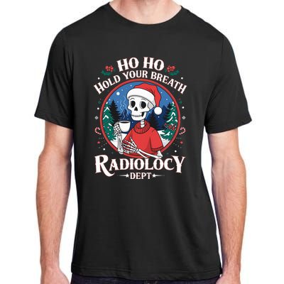 Christmas Radiology Tech Skeleton Xray Tech Ct Mri Women Adult ChromaSoft Performance T-Shirt