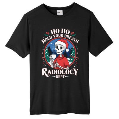 Christmas Radiology Tech Skeleton Xray Tech Ct Mri Women Tall Fusion ChromaSoft Performance T-Shirt