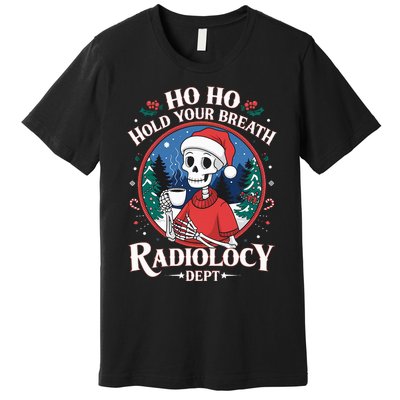 Christmas Radiology Tech Skeleton Xray Tech Ct Mri Women Premium T-Shirt