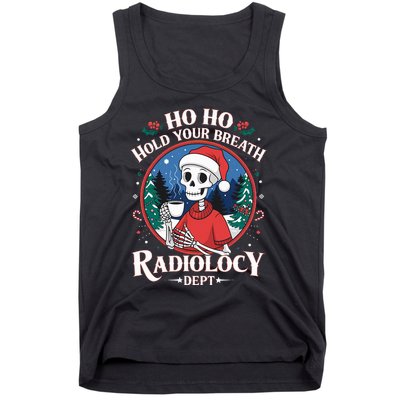 Christmas Radiology Tech Skeleton Xray Tech Ct Mri Women Tank Top