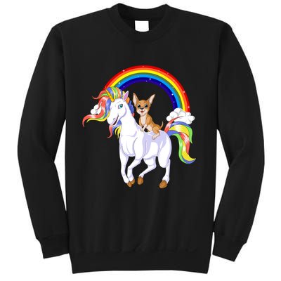 Chihuahua Riding Unicorn Sweatshirt