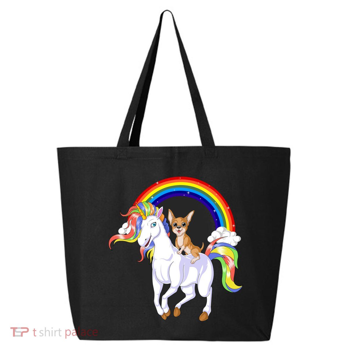 Chihuahua Riding Unicorn 25L Jumbo Tote
