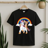 Chihuahua Riding Unicorn T-Shirt