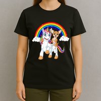 Chihuahua Riding Unicorn T-Shirt