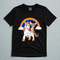 Chihuahua Riding Unicorn T-Shirt
