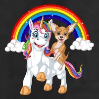Chihuahua Riding Unicorn Beanie
