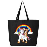 Chihuahua Riding Unicorn 25L Jumbo Tote