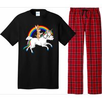 Chihuahua Riding Unicorn Pajama Set