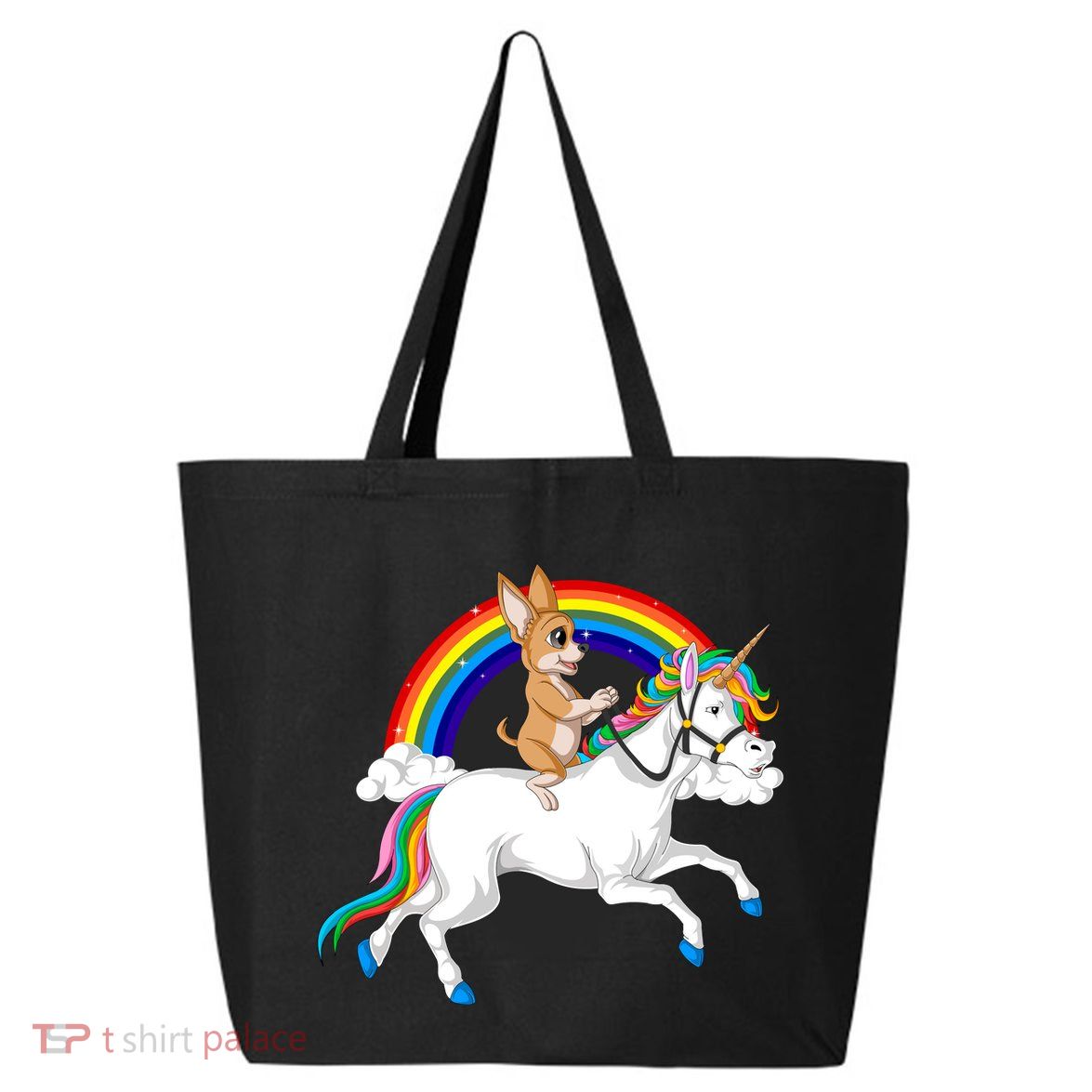 Chihuahua Riding Unicorn 25L Jumbo Tote