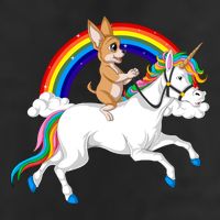 Chihuahua Riding Unicorn 25L Jumbo Tote