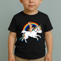 Chihuahua Riding Unicorn Toddler T-Shirt