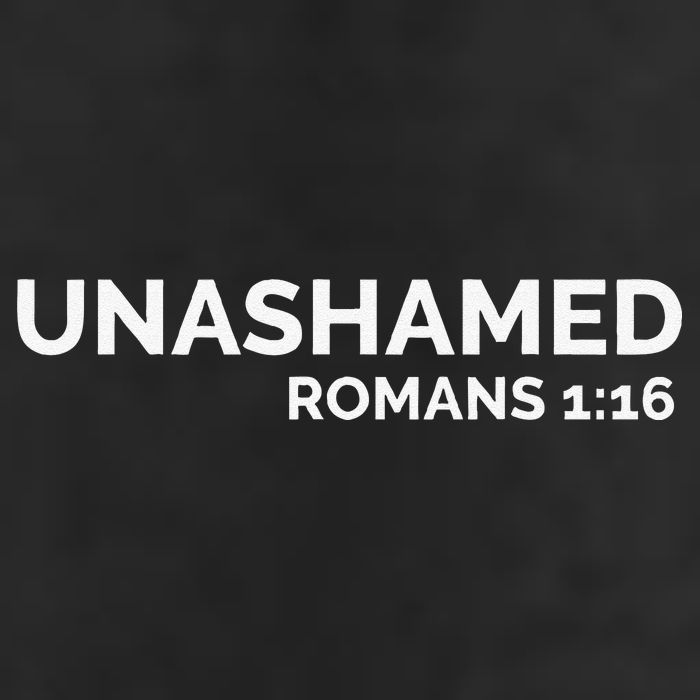 Christian Romans Unashamed Jesus Cross Cool Comfort Performance Bucket Hat