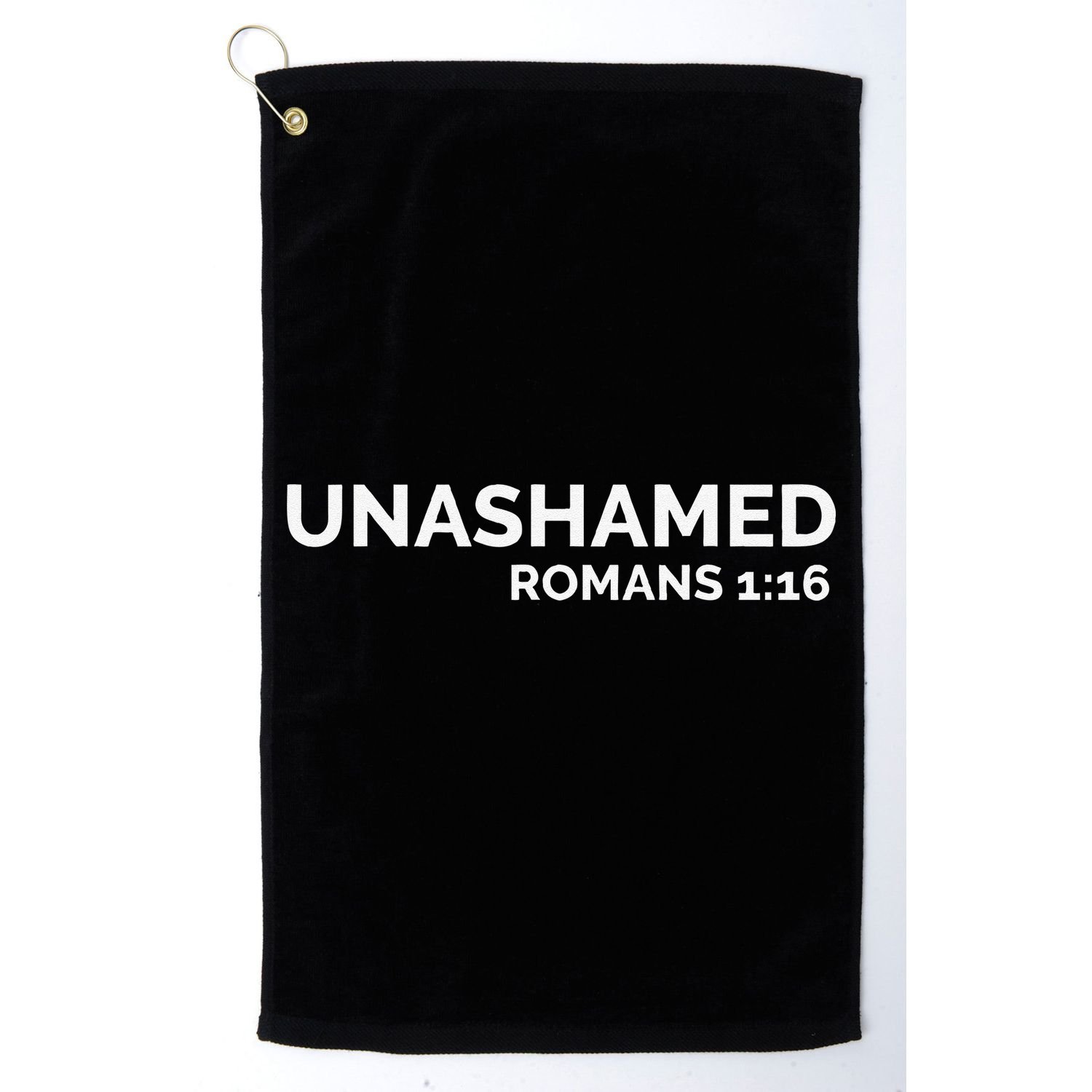 Christian Romans Unashamed Jesus Cross Golf Towel