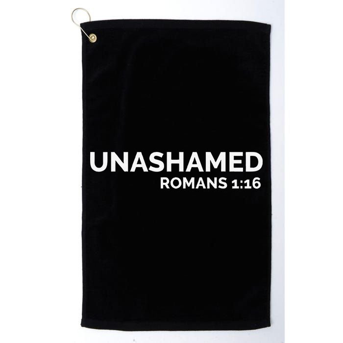 Christian Romans Unashamed Jesus Cross Golf Towel