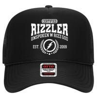 CERTIFIED RIZZLER UNSPOKEN RIZZ W RIZZ GOD High Crown Mesh Back Trucker Hat