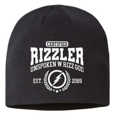 CERTIFIED RIZZLER UNSPOKEN RIZZ W RIZZ GOD Sustainable Beanie