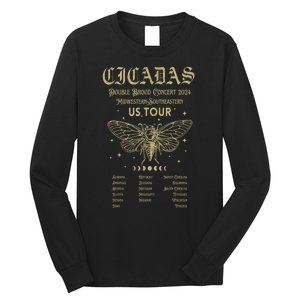 Cicada Reunion Us 2024 Gift Cicada Lover Long Sleeve Shirt