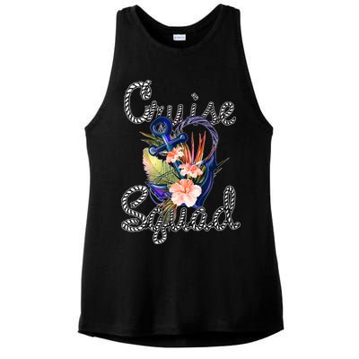 Cruise Squad Anchor Ladies PosiCharge Tri-Blend Wicking Tank