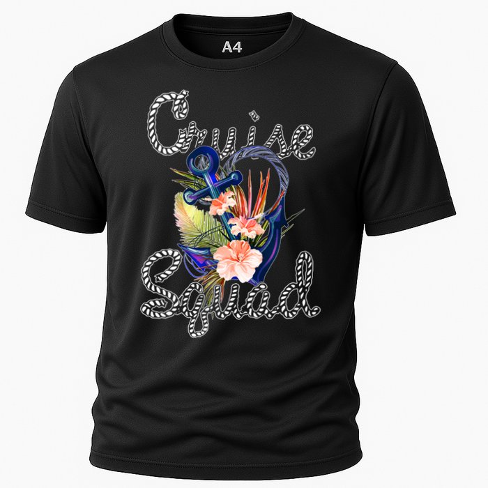 Cruise Squad Anchor Cooling Performance Crew T-Shirt