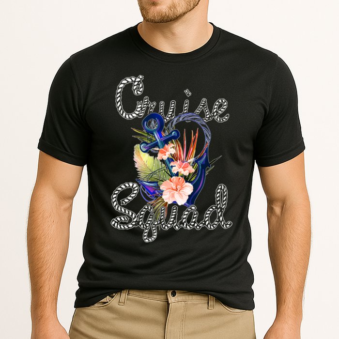 Cruise Squad Anchor Cooling Performance Crew T-Shirt