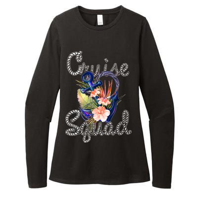 Cruise Squad Anchor Womens CVC Long Sleeve Shirt