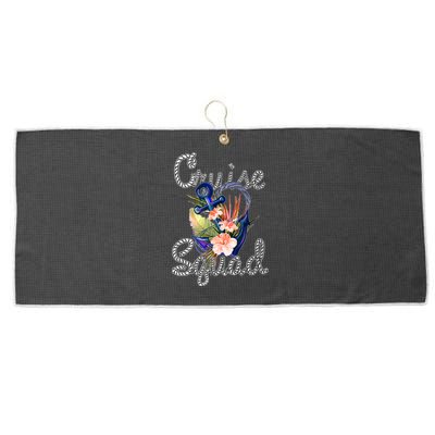 Cruise Squad Anchor Large Microfiber Waffle Golf Towel