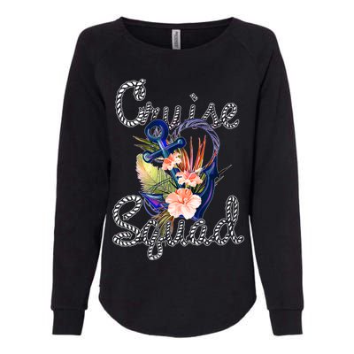 Cruise Squad Anchor Womens California Wash Sweatshirt