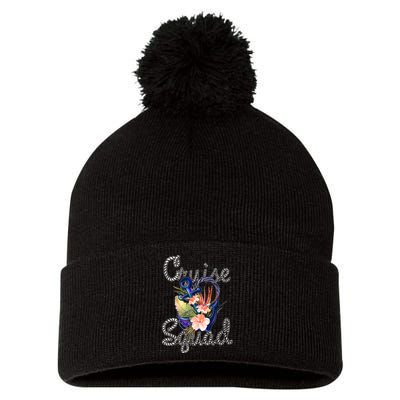 Cruise Squad Anchor Pom Pom 12in Knit Beanie