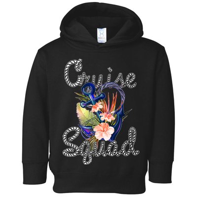 Cruise Squad Anchor Toddler Hoodie