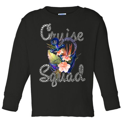 Cruise Squad Anchor Toddler Long Sleeve Shirt