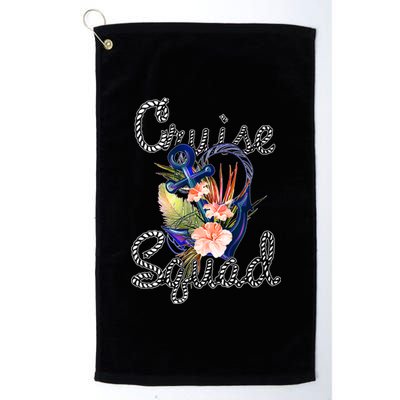 Cruise Squad Anchor Platinum Collection Golf Towel