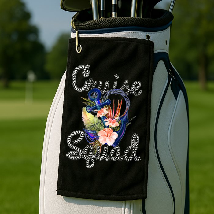 Cruise Squad Anchor Golf Towel