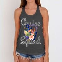 Cruise Squad Anchor Women's Knotted Racerback Tank